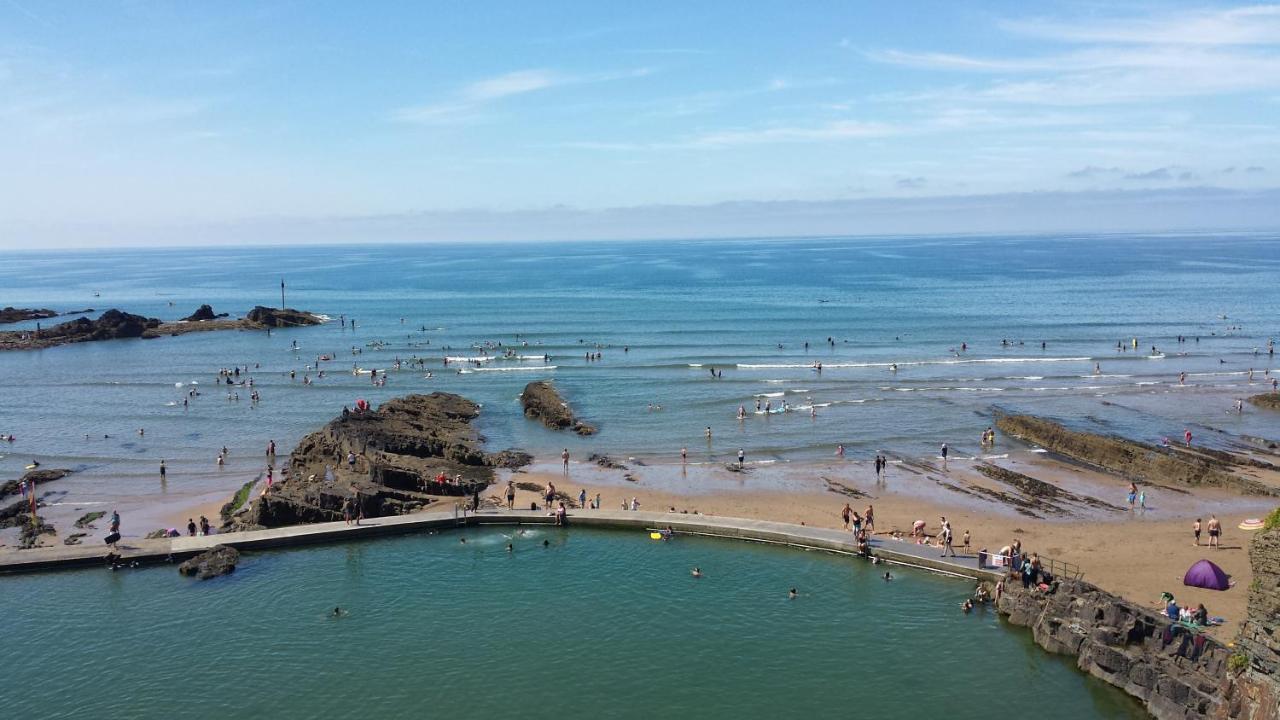 Stones Throw Studio Apartment Bude Cornwall Zewnętrze zdjęcie